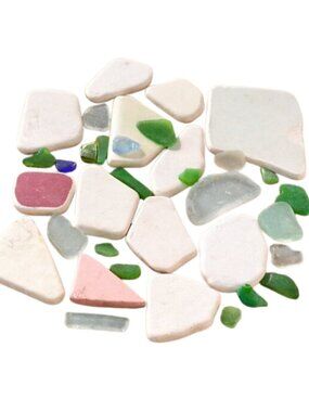 ATTN CRAFTERS: Beach Pottery & Seaglass Pieces